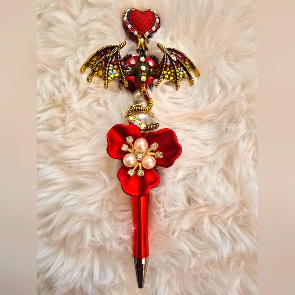 CUSTOMIZE PENS with FANCY BEADS